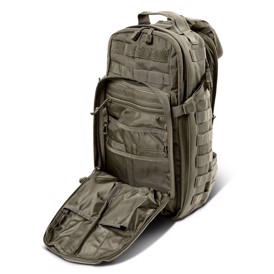 5.11 Tactical Rush Moab10 rygsæk med opdeling i farven Ranger Green